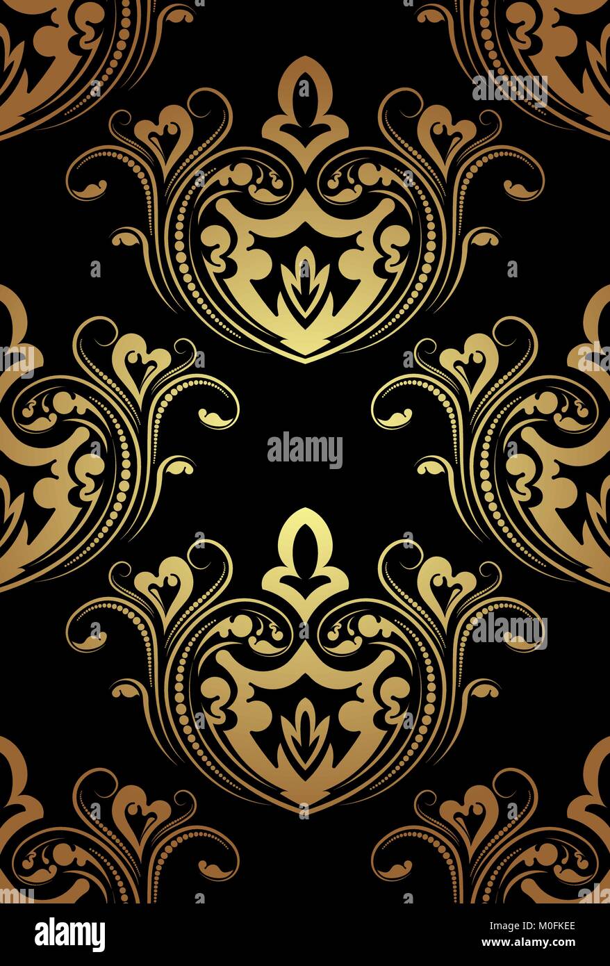 Seamless gold. Stock Vector