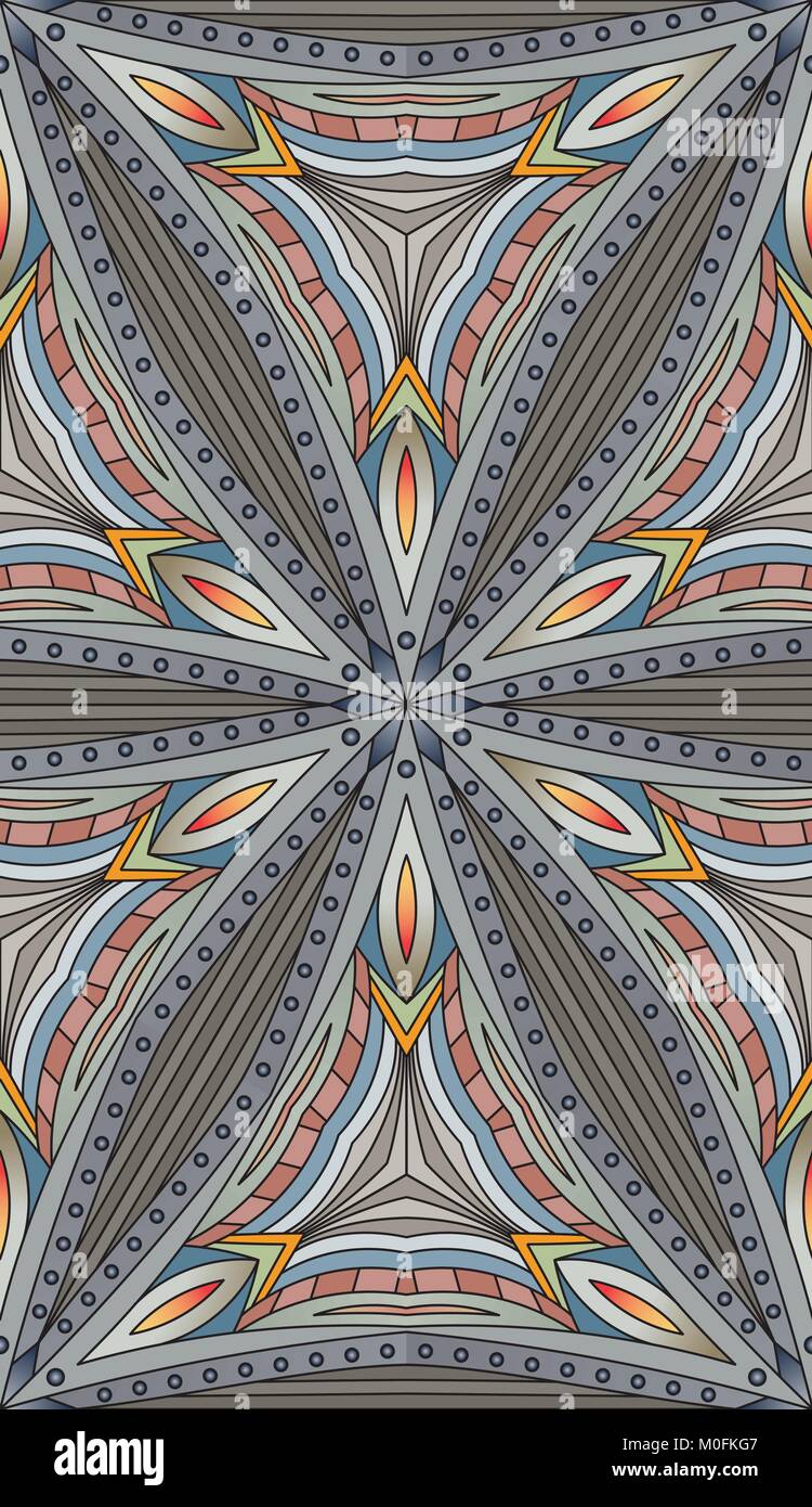 Seamless abstract tribal pattern. Hand drawn ethnic texture, vector ...