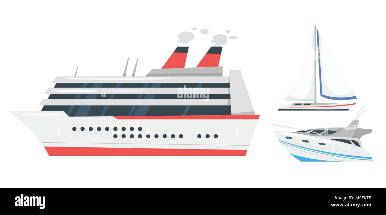 illustration of marine transport Stock Vector