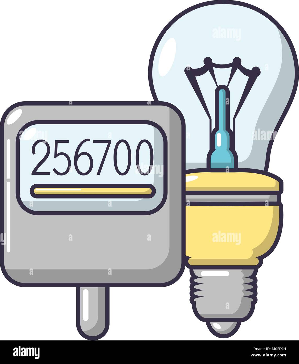 Electricity icon, cartoon style Stock Vector Image & Art - Alamy