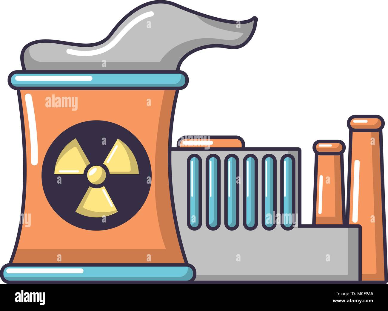 Atomic reactor icon, cartoon style Stock Vector Image & Art - Alamy
