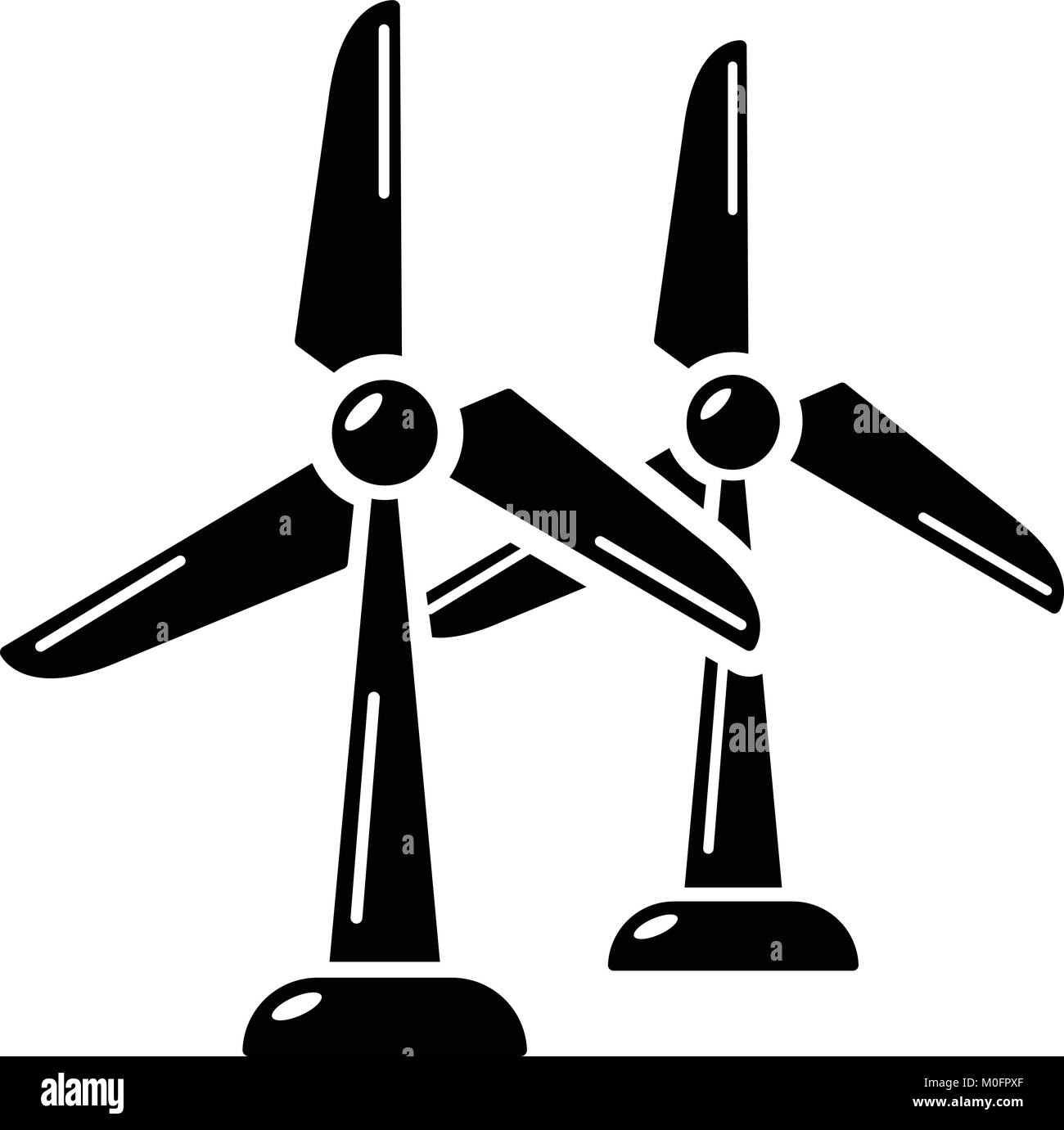 Wind station icon, simple style Stock Vector Image & Art - Alamy