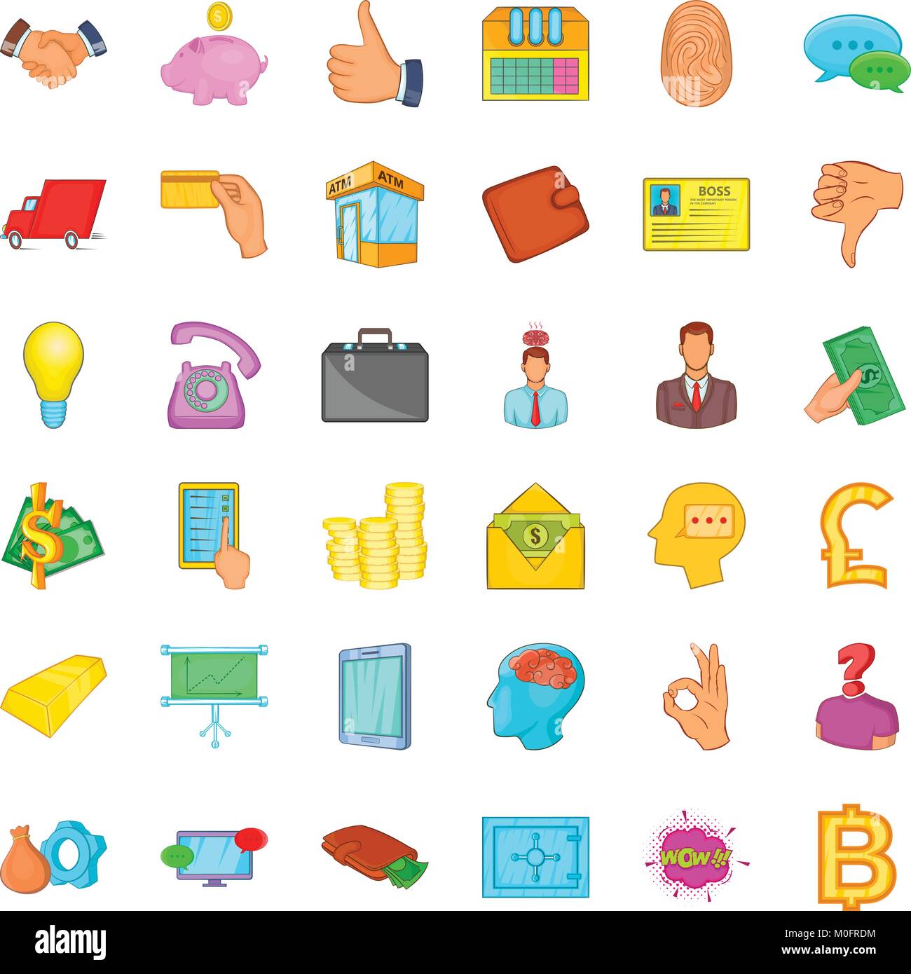 Present icons set, cartoon style Stock Vector Image & Art - Alamy