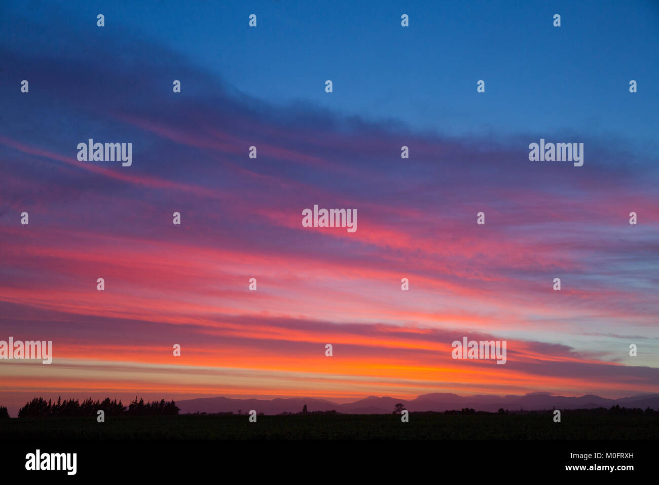 Twilight Sunset Stock Photo