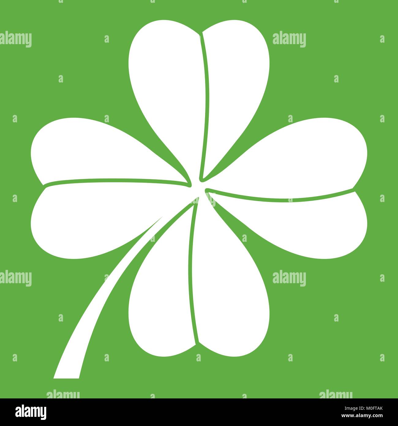 Four leaf clover icon green Stock Vector Image & Art - Alamy
