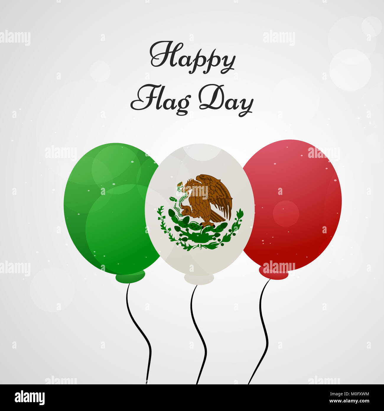 Illustration Of Elements Of Mexico Independence Day Background Stock