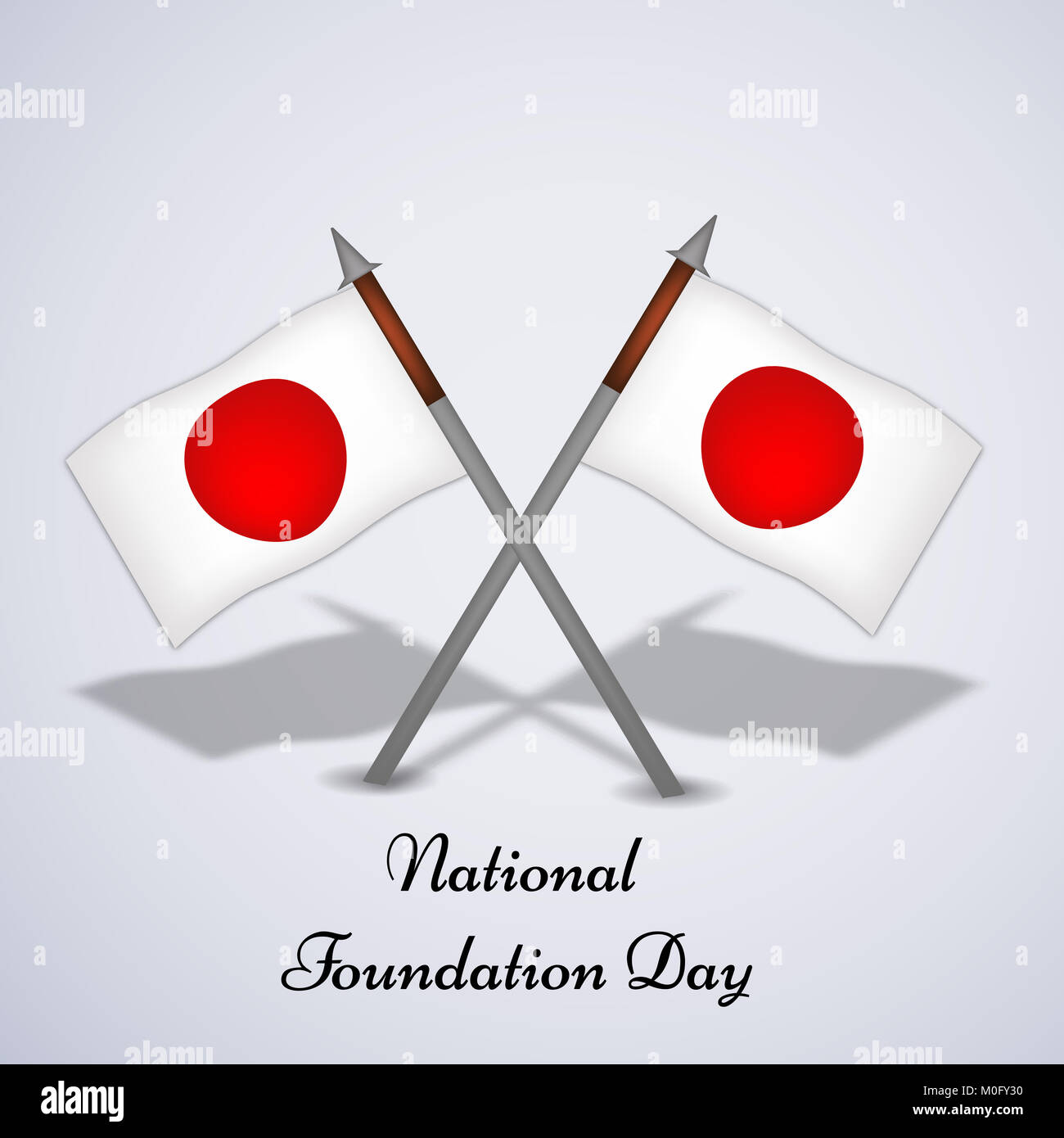 Illustration of Japan National Foundation Day background Stock Photo Alamy