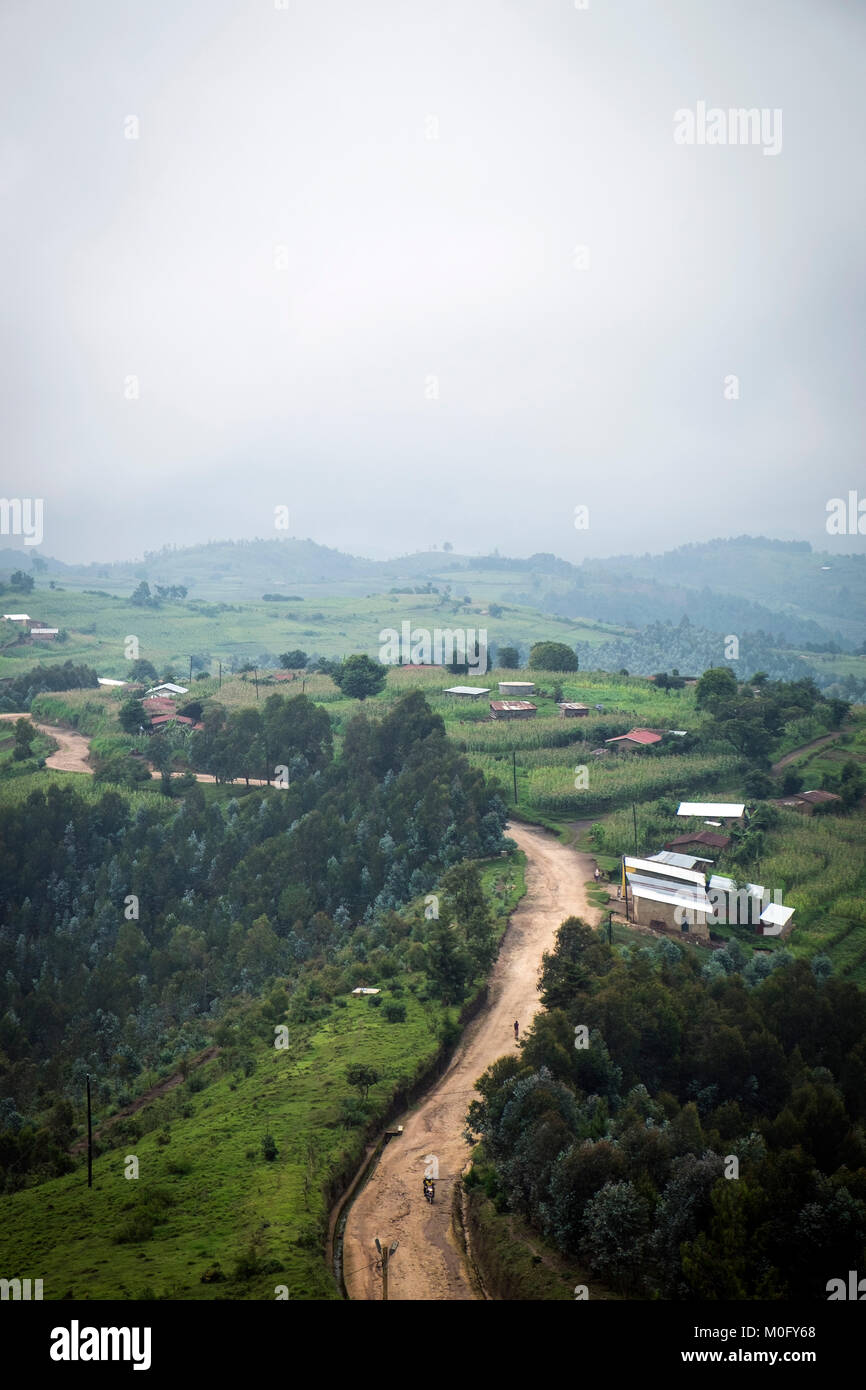Rwanda, Bisesero, landscape Stock Photo