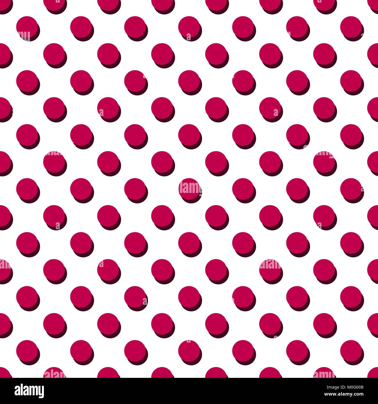 Red polka dots background - modern seamless vector ornament design Stock  Vector Image & Art - Alamy