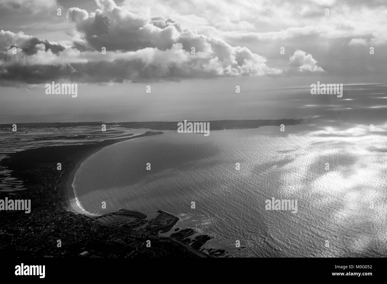 Aerial marsh Black and White Stock Photos & Images - Alamy