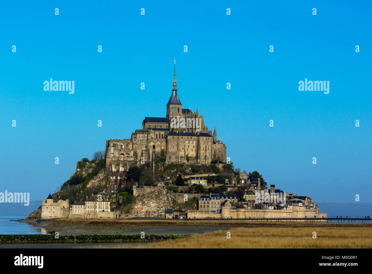 Mont Saint Michel, Manche, Normandy, France Stock Photo