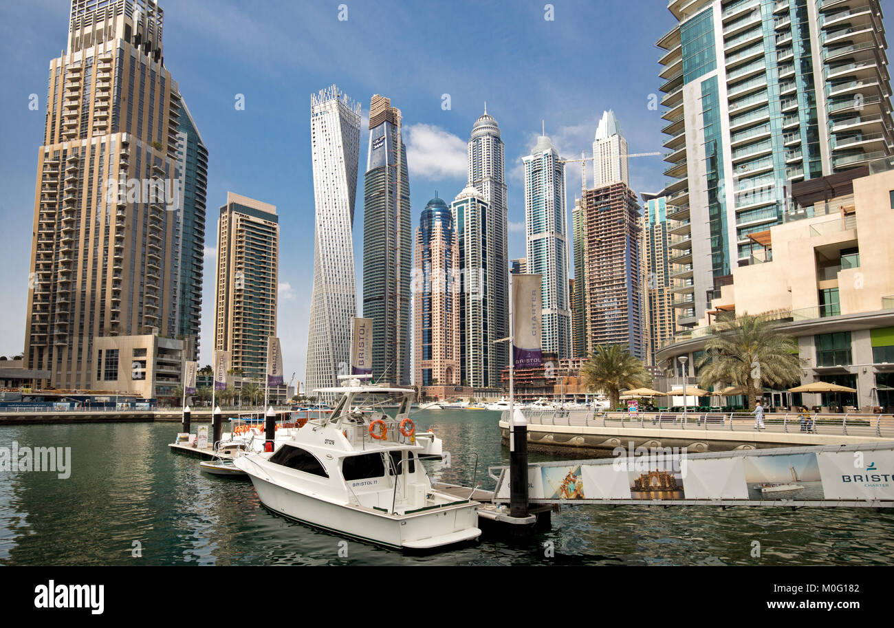 Dubai Marina, UAE Stock Photo