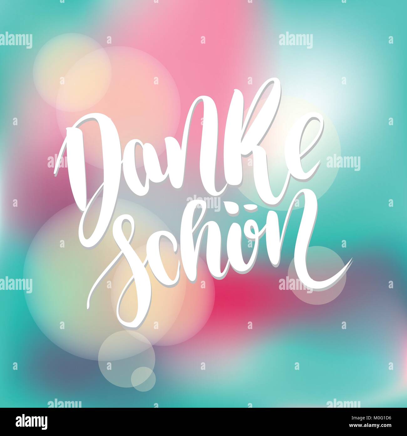 Danke schoen Stock Vector Images - Alamy