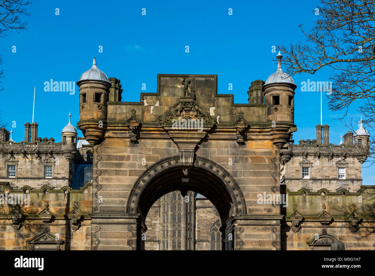 Palace of Holyroodhouse, Edinburgh, Scotland, United Kingdom Stock Photo