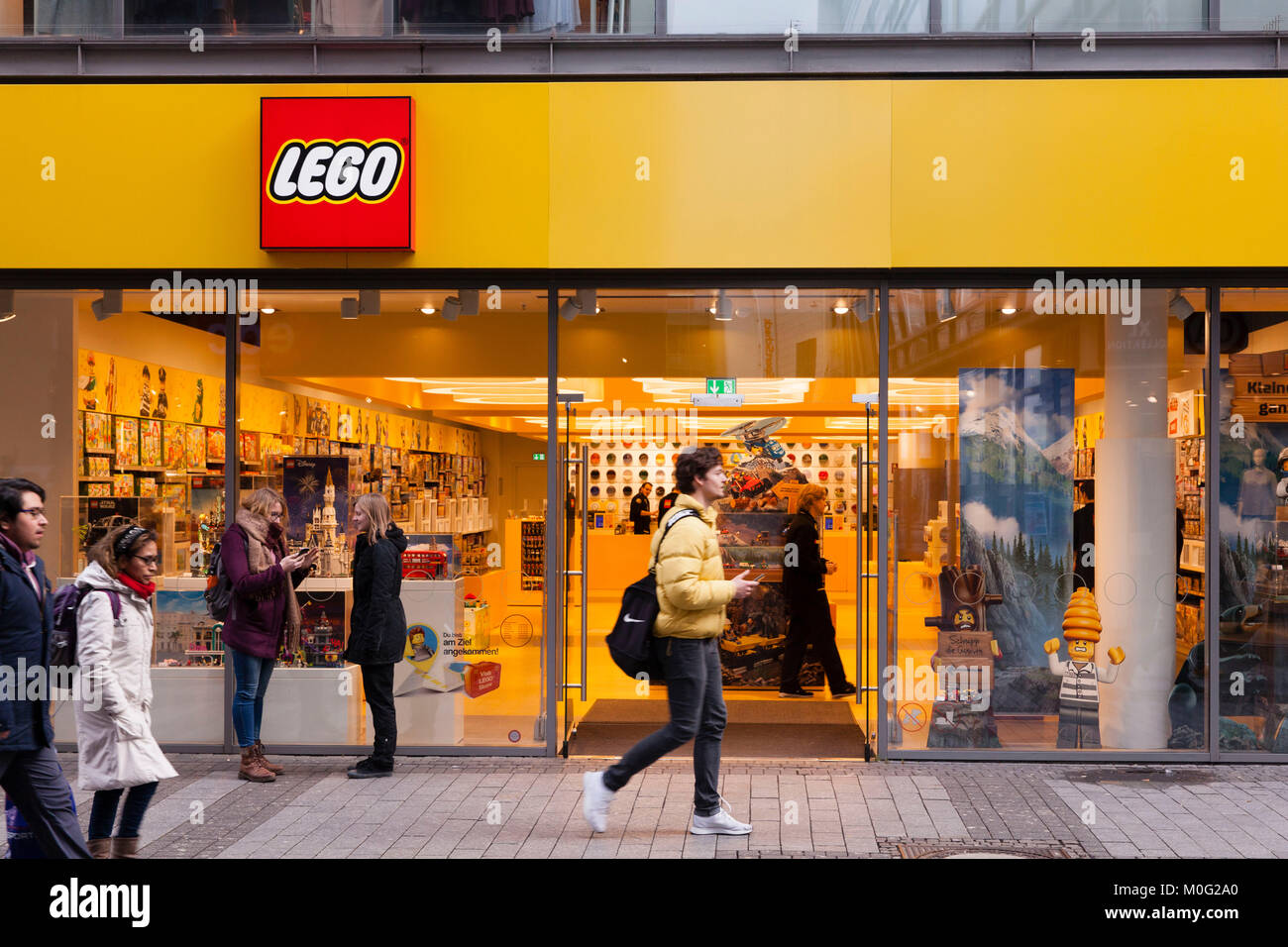 Legos lego store window display hi-res stock photography and