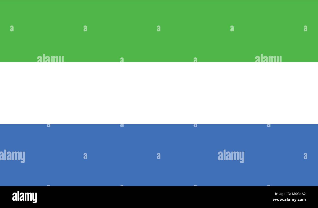 Sierra leone national flag hi-res stock photography and images - Alamy