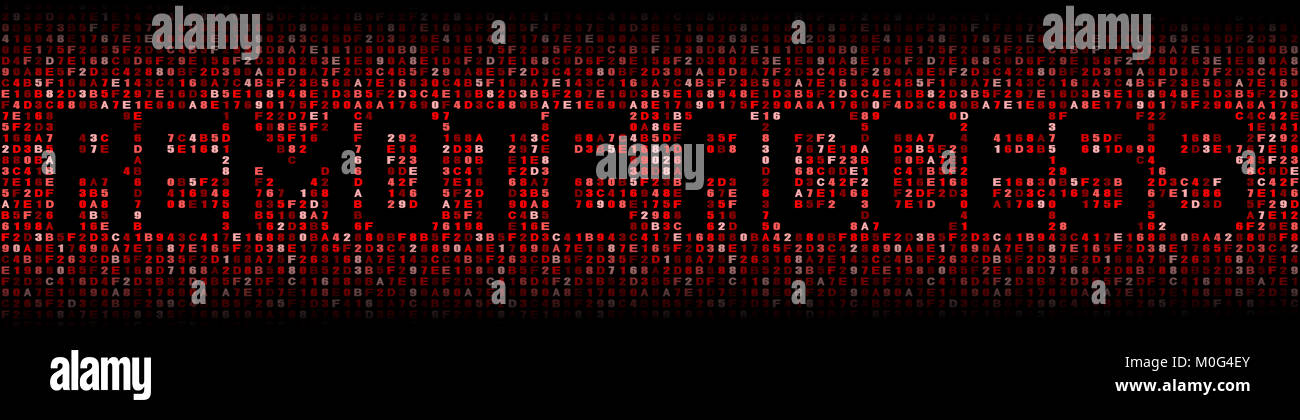 Remote Access text on hex code illustration Stock Photo - Alamy