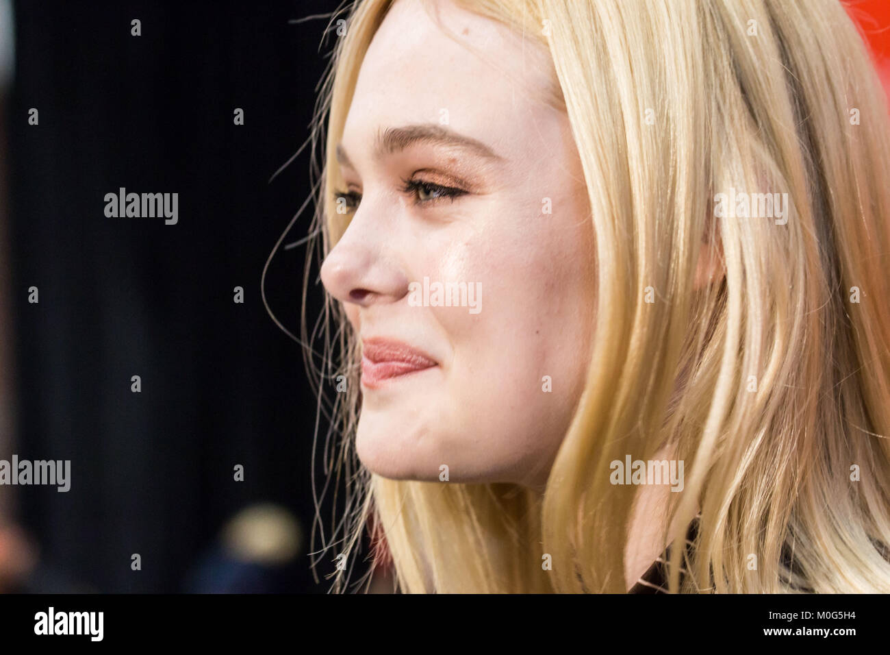 Actress Elle Fanning attends the 'I Think We're Alone Now' Premiere during  2018 Sundance Film Festival at Egyptian Theatre on January 21, 2018 in Park  City, Utah Stock Photo - Alamy