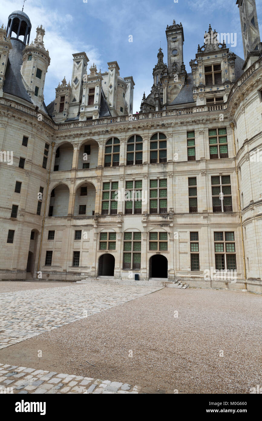 Castle of Chambord in Cher Valley, France Stock Photo Alamy