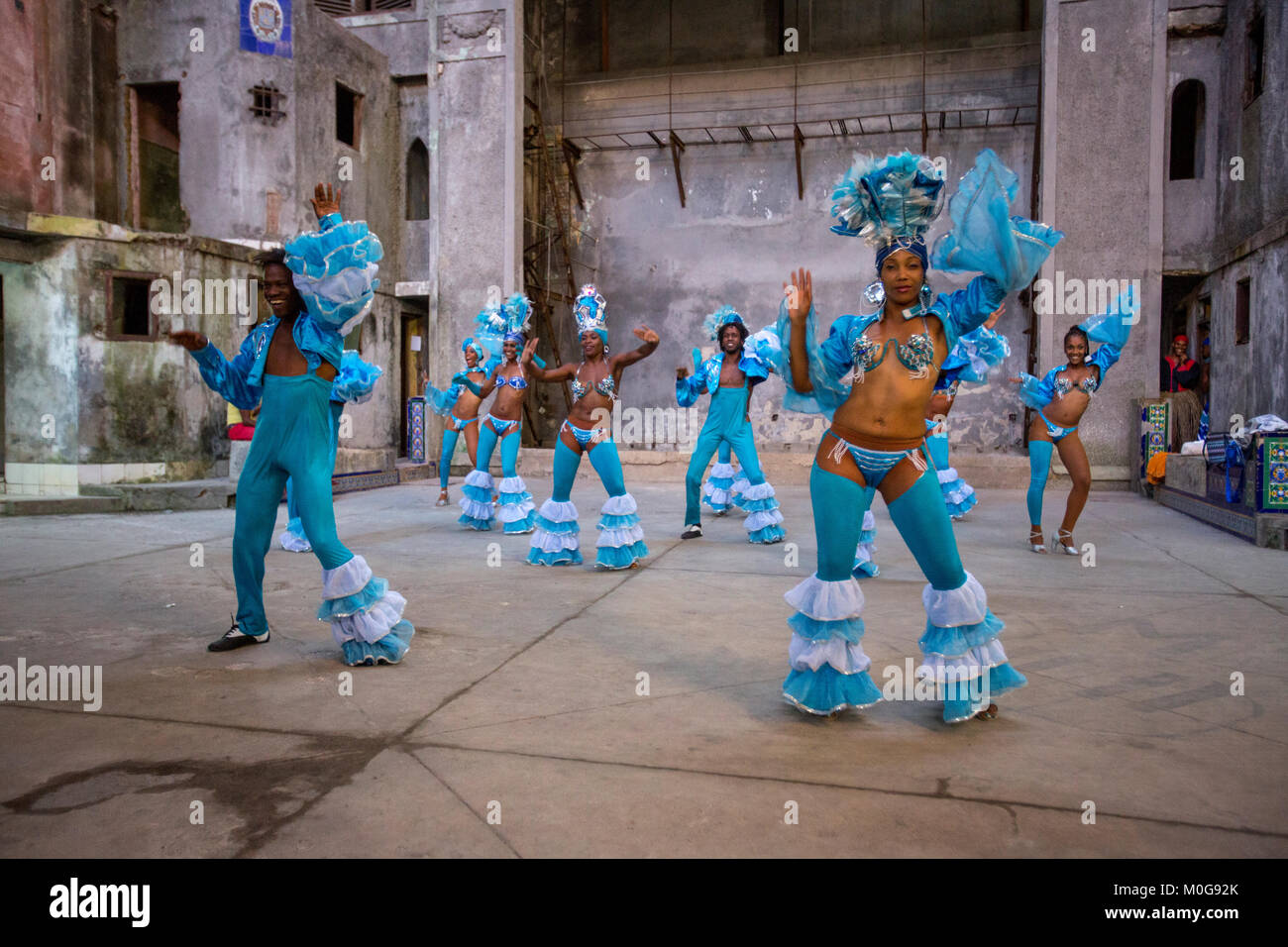 Compania Folklorica dance group in Havana, Cuba Stock Photo