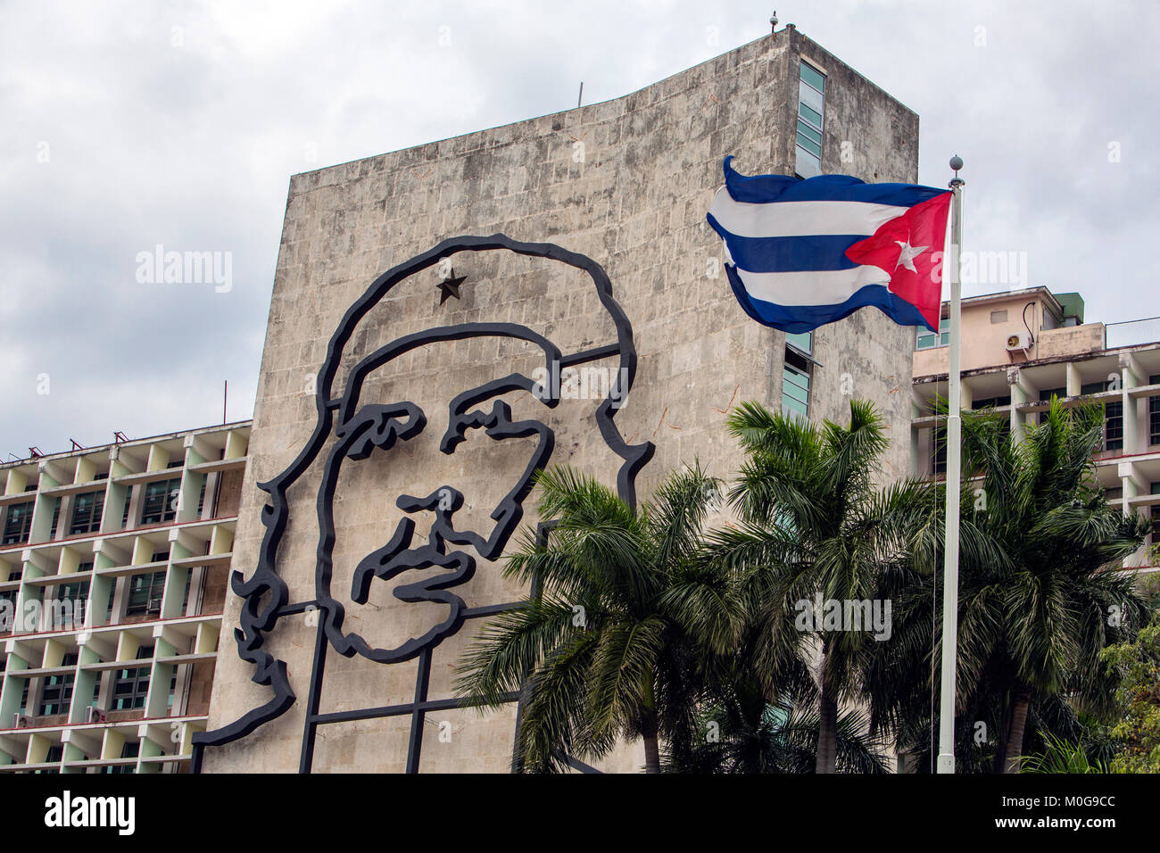 Ministerio del Interior aka Che Guevara building in Havana, Cuba Stock Photo
