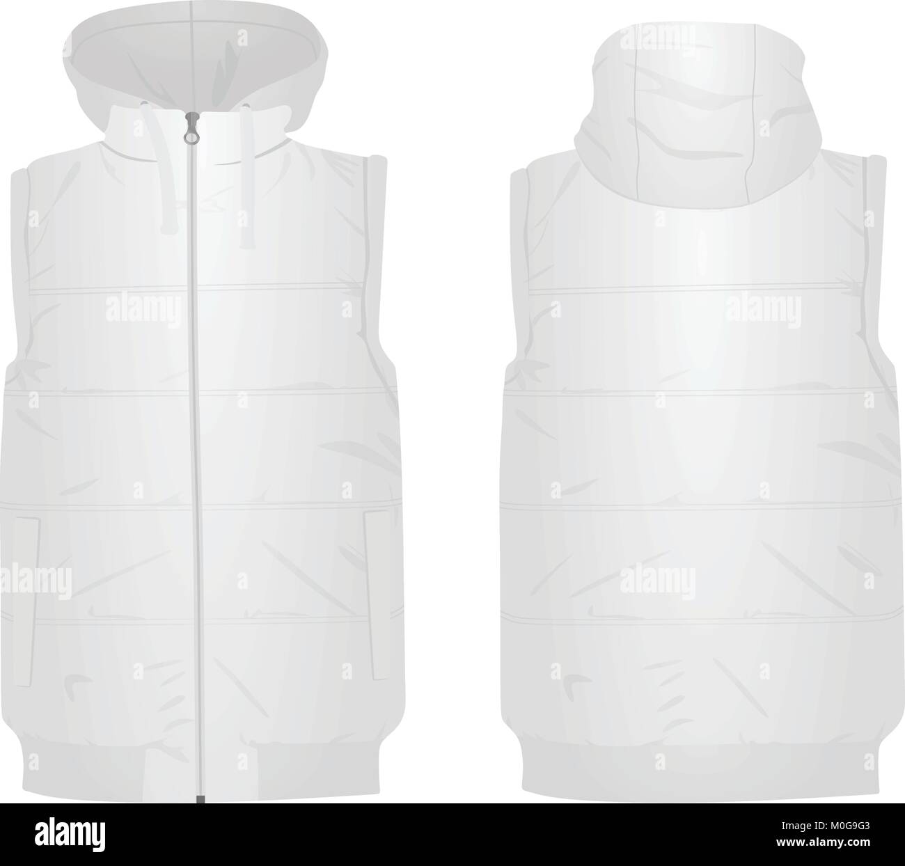 A.subjjject】SHELL DOWN VEST WHITE
