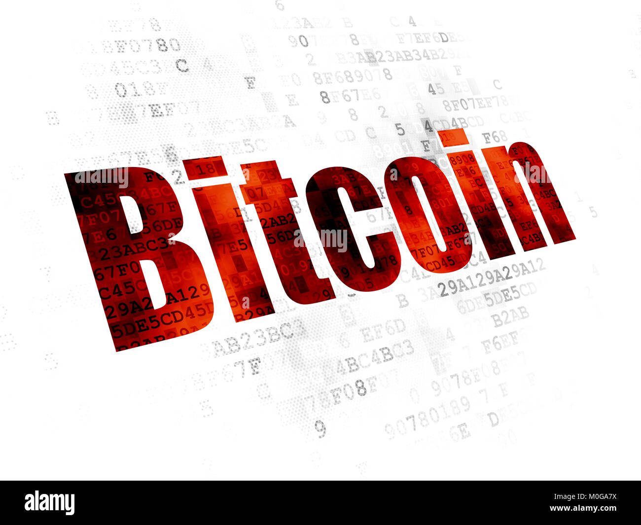 Cryptocurrency red coin Cut Out Stock Images & Pictures - Alamy