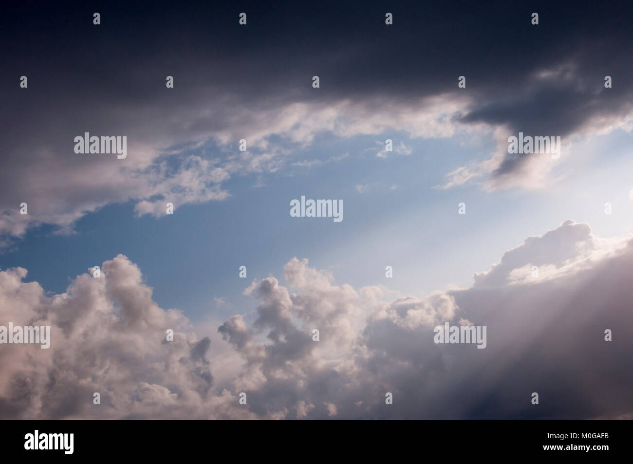 Sky with Clouds - Wolkenhimmel Stock Photo
