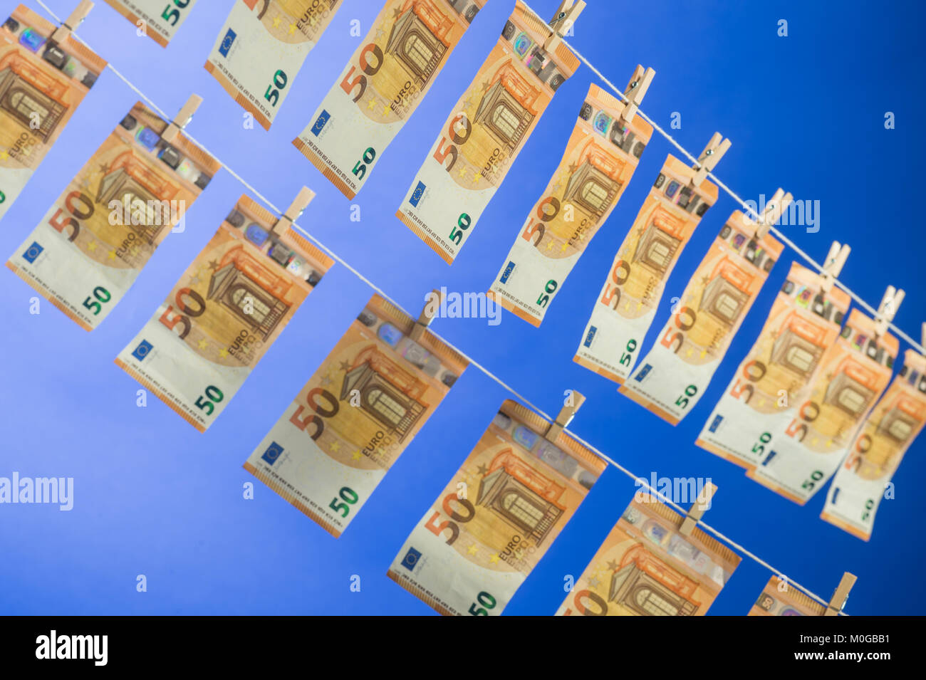Money, 50 Euro's, business Stock Photo - Alamy