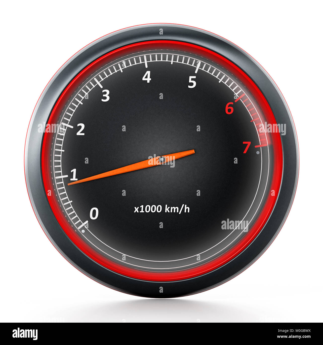 RPM meter isolated on white background. 3D illustration Stock Photo Alamy