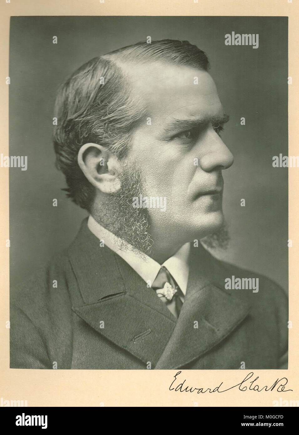 Sir Edward George Clarke QC (1841-1931) Stock Photo