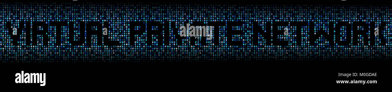 Virtual Private Network text on hex code illustration Stock Photo - Alamy