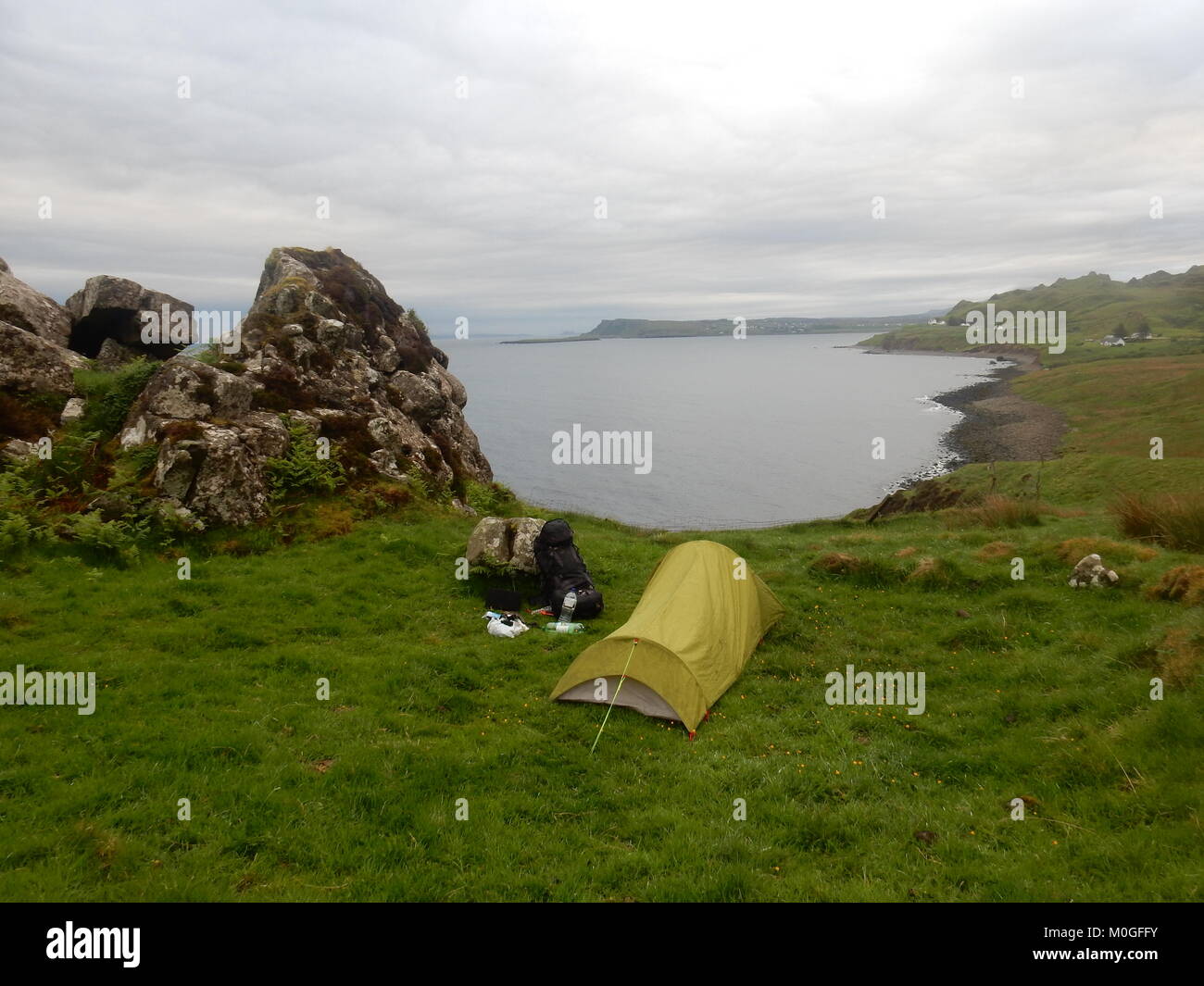 Wild Camping Spot On The Skye Trail The Skye Trail Isle Of Skye Western Isles The Highlands Scotland Uk Stock Photo Alamy