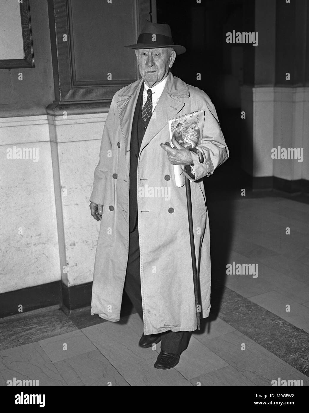 Carter Henry Harrison, Jr. on May 16, 1946. He served as Mayor of Chicago (1897-1905 and 1911-1915). The City's 30th mayor, he was the first actually born in Chicago. Stock Photo