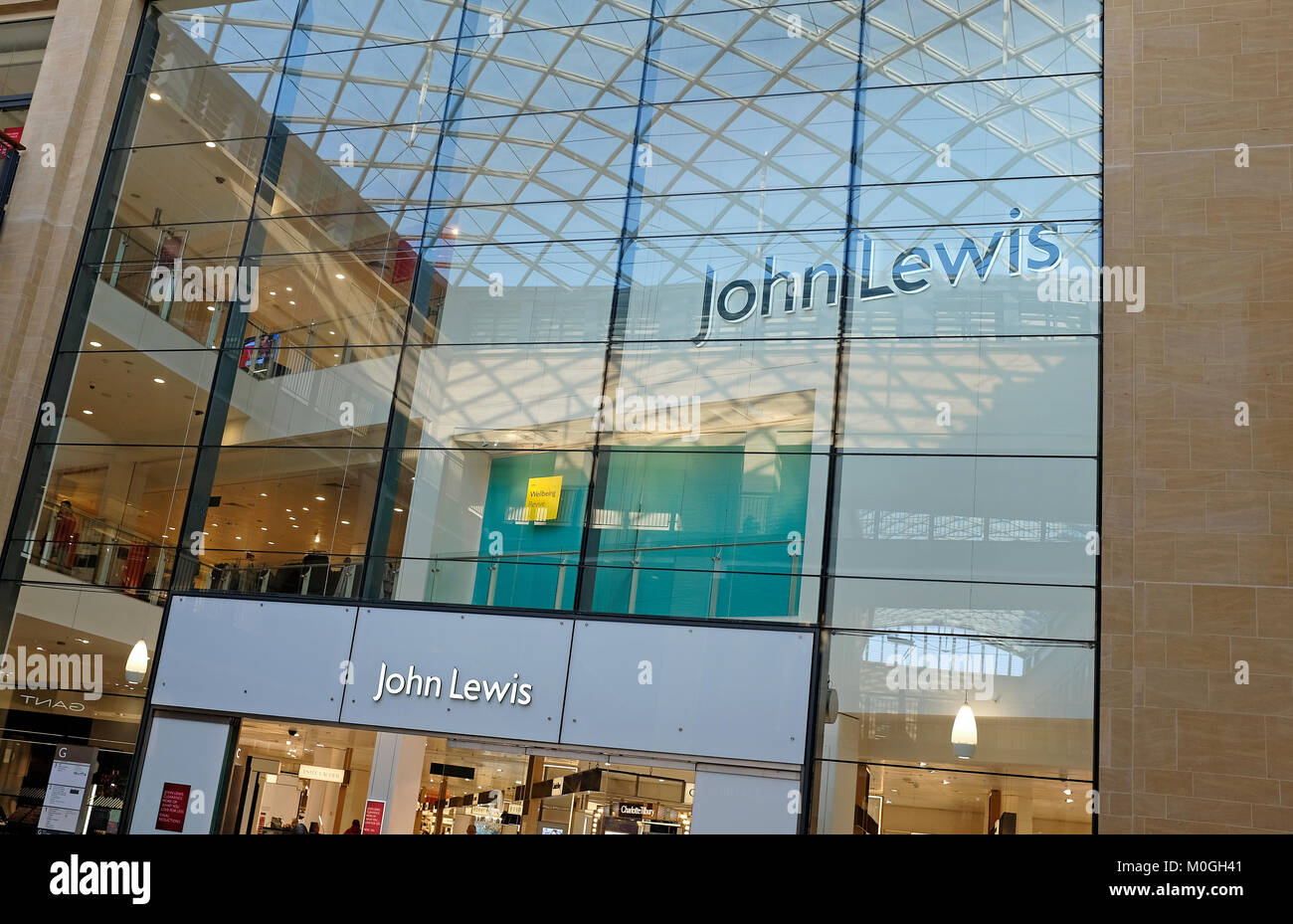 john lewis store in the grand arcade, cambridge, england Stock Photo