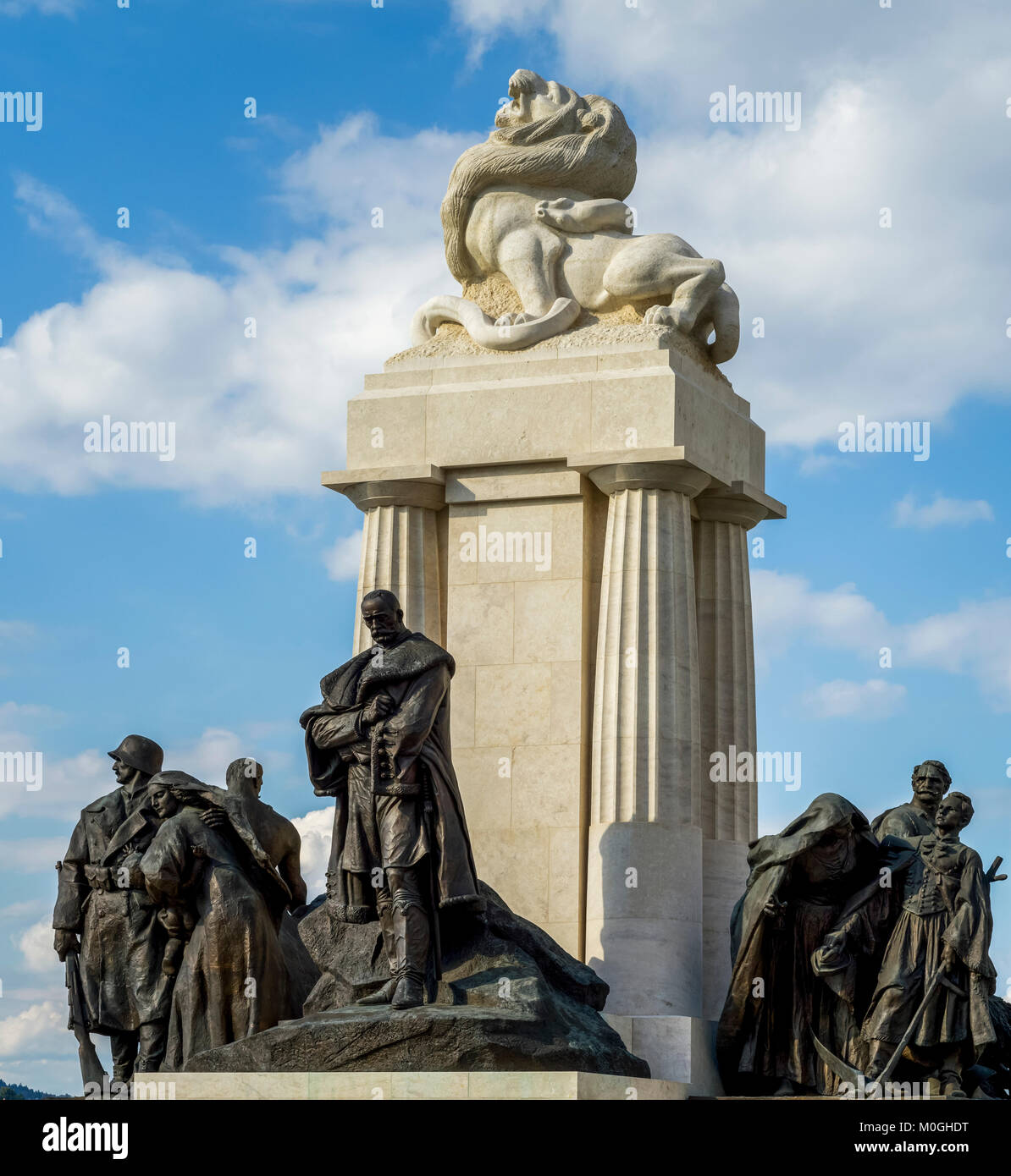 Istvan Tisza Statue; Budapest, Budapest, Hungary Stock Photo