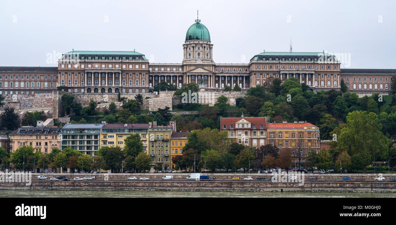 Buda Castle, a baroque palace; Budapest, Budapest, Hungary Stock Photo ...