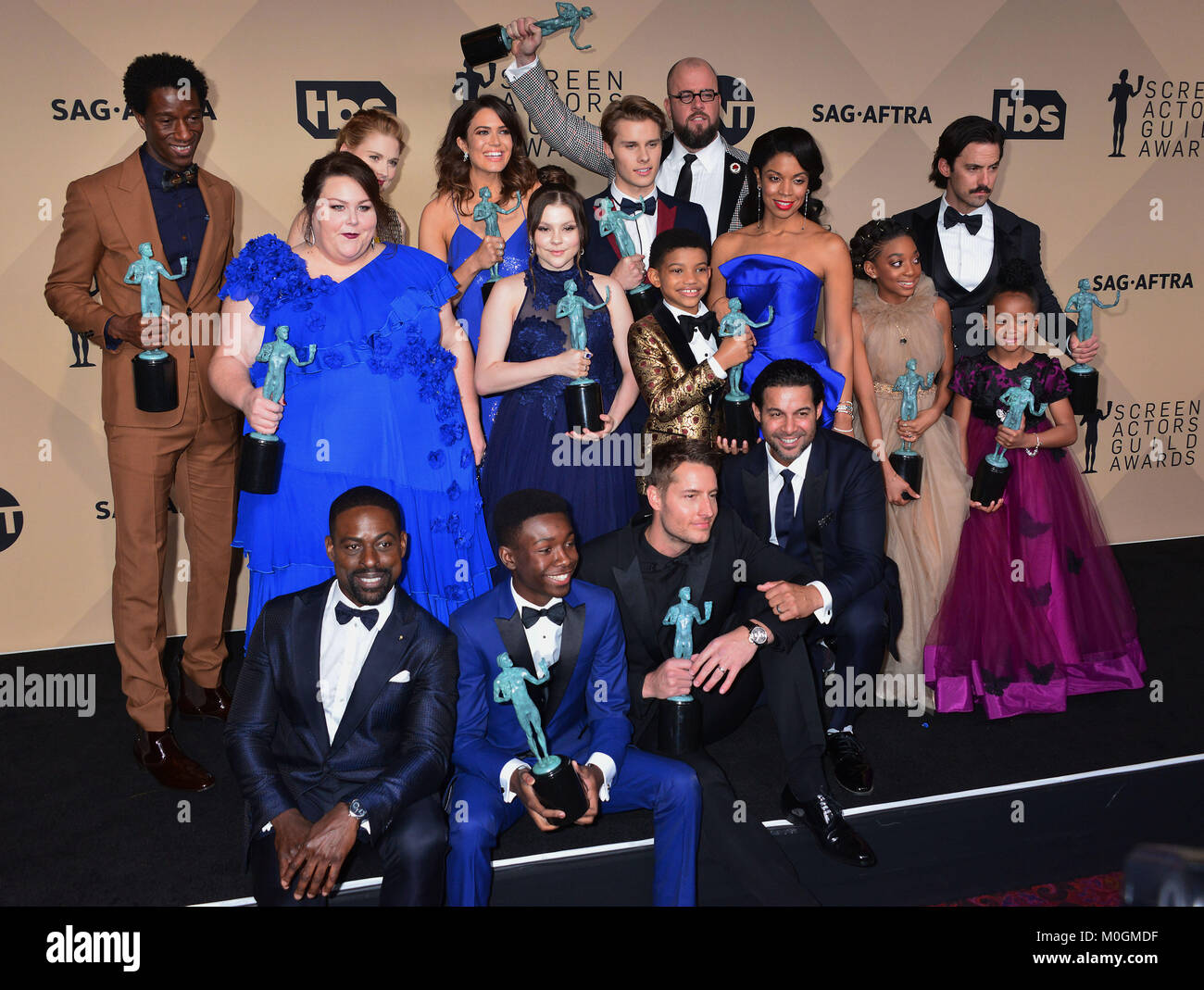 Los Angeles Usa 21st Jan 2018 This Is Us Cast 261 In The