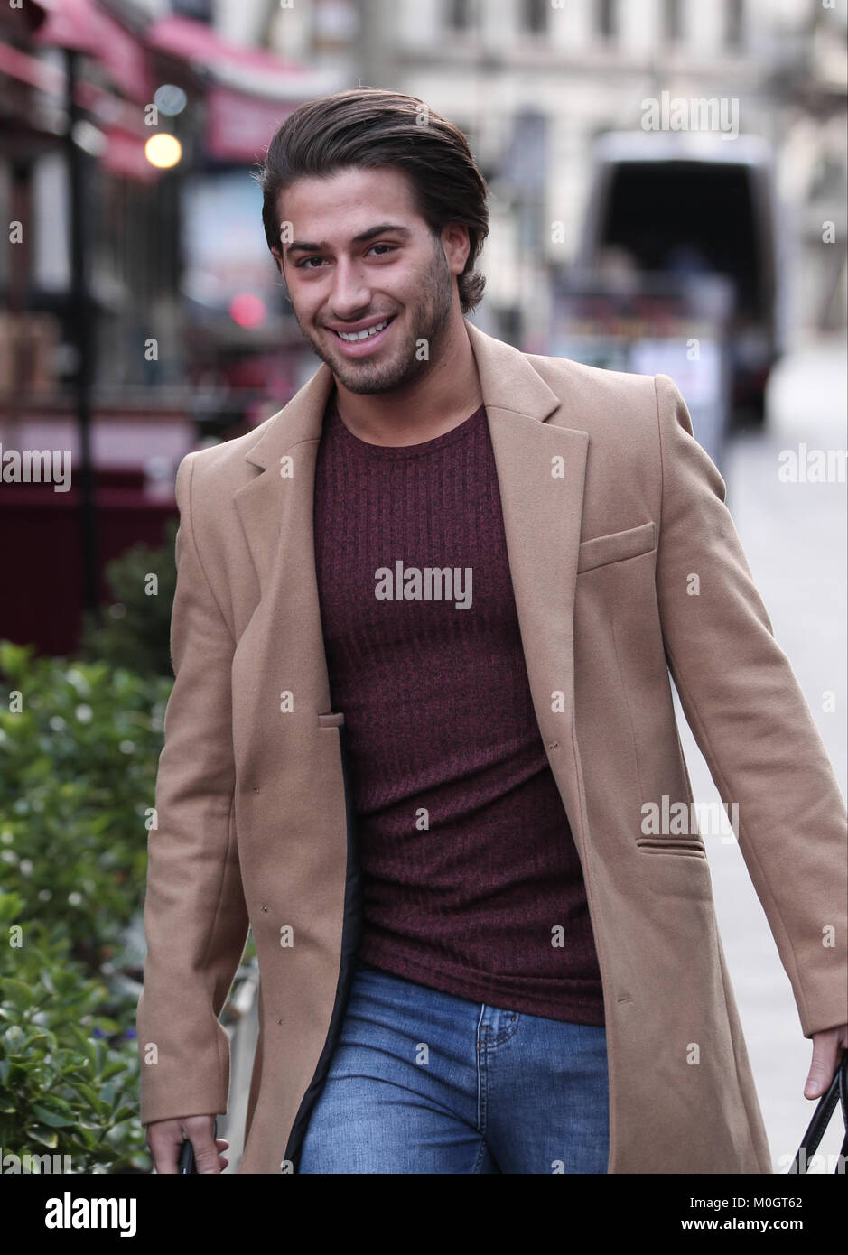 London, UK. 22nd Jan, 2018. Kem Cetinay from LOVE Island ...