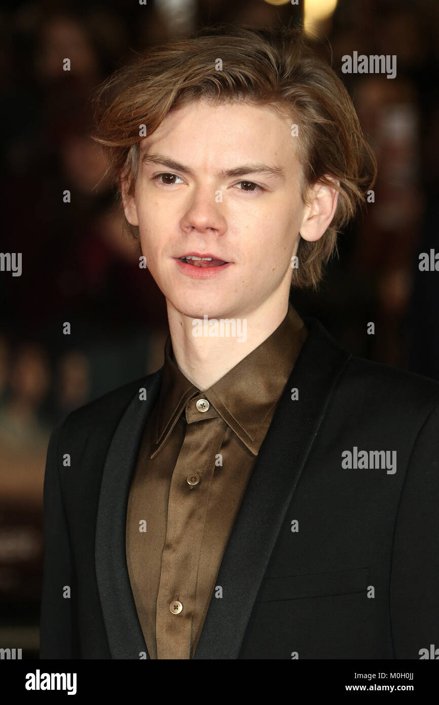 London, UK. 22nd Jan, 2018. Thomas BrodieSangster, Maze Runner The