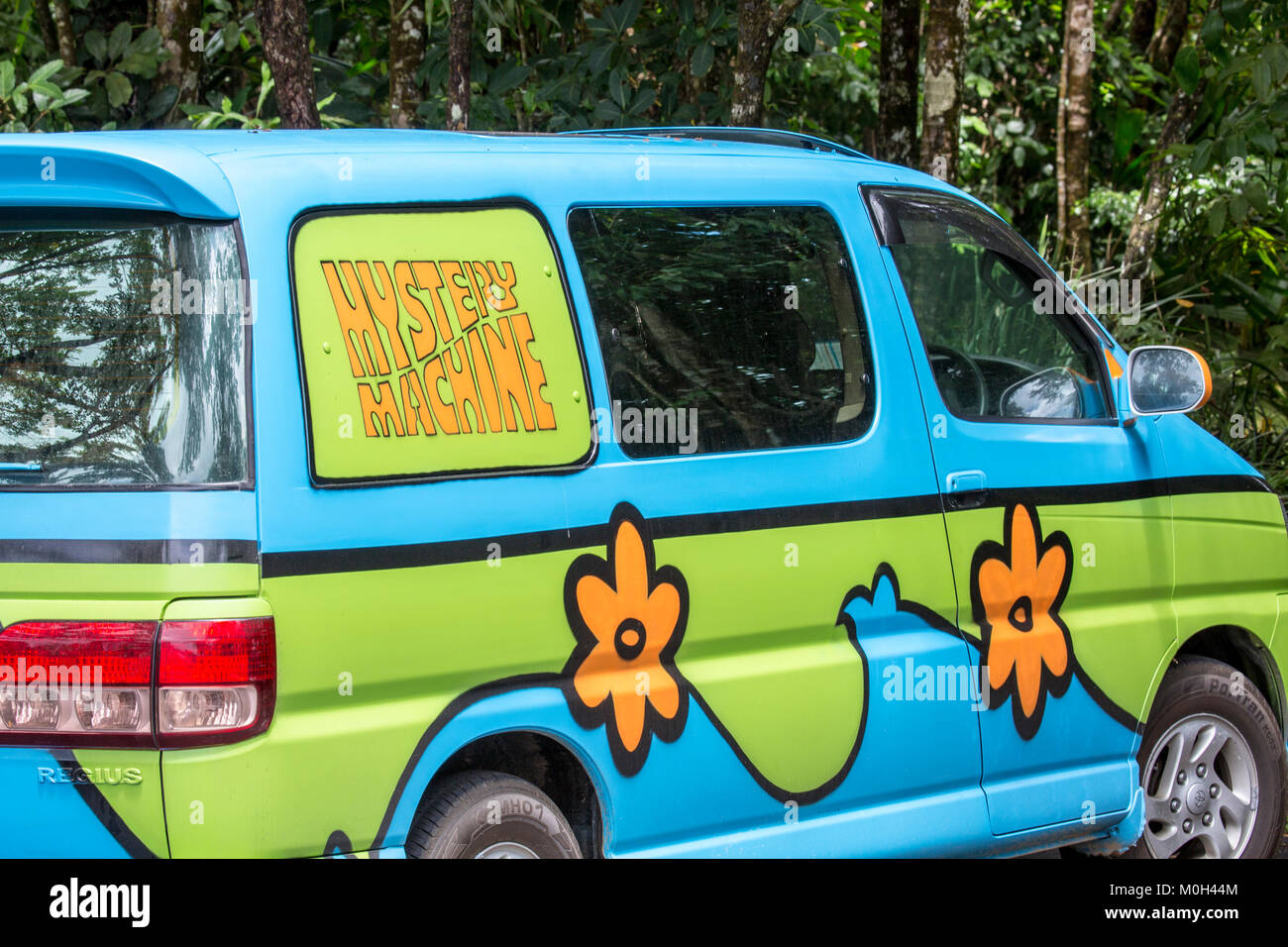 Scooby Doo mystery machine van vehicle in Queensland,Australia Stock Photo