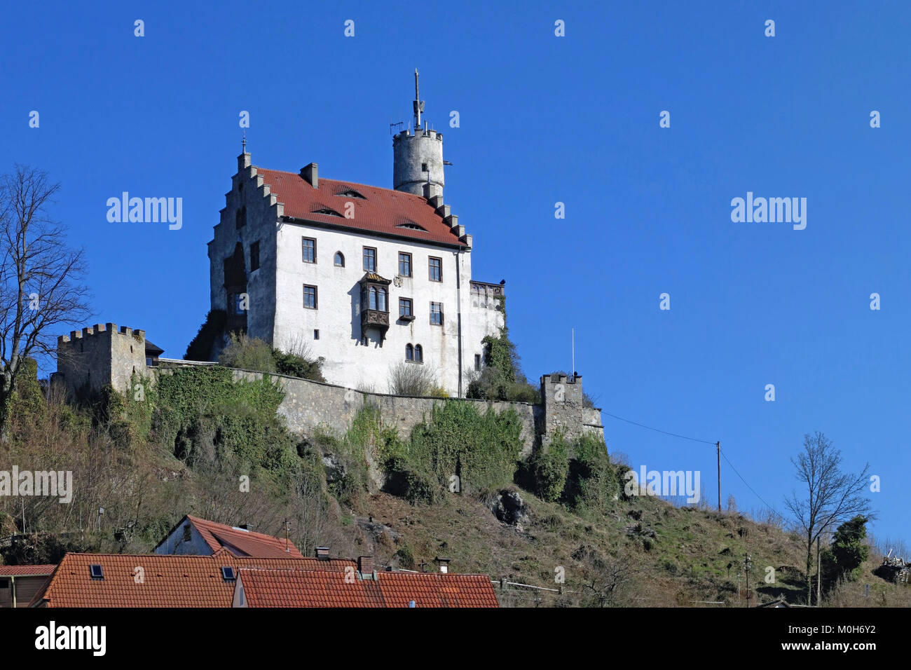 Burg Gößweinstein 1 (wau) Stock Photo