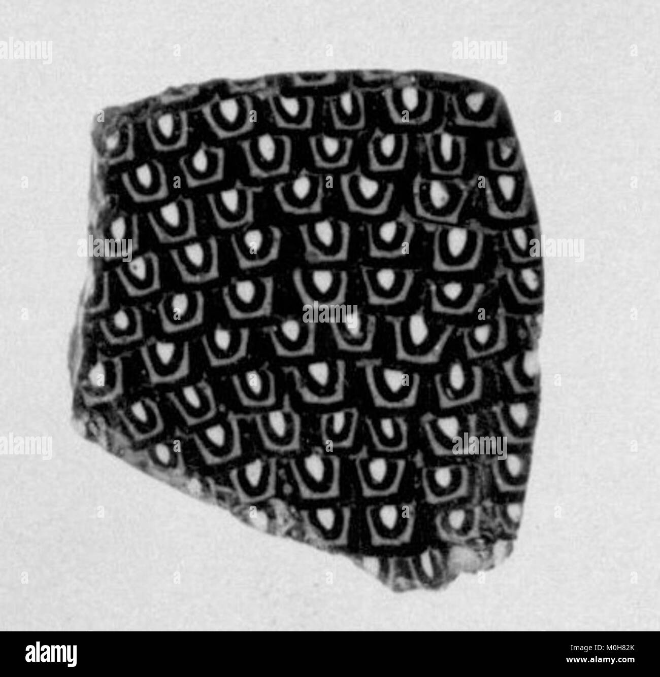 A decorative inlay featuring a feather pattern, part of a collection at ...