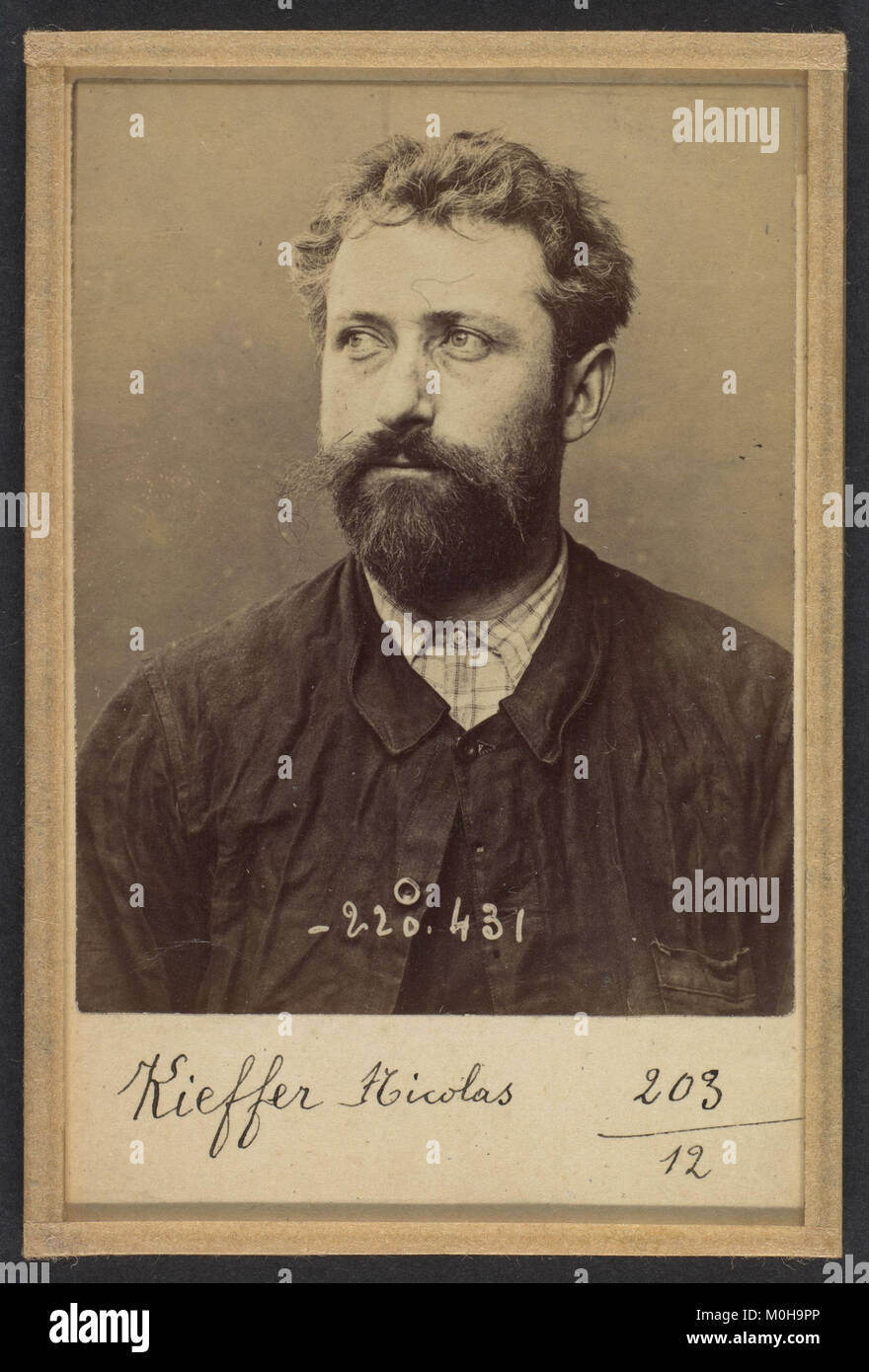 This entry refers to Nicolas Kieffer, a carpenter born on April 8, 1959