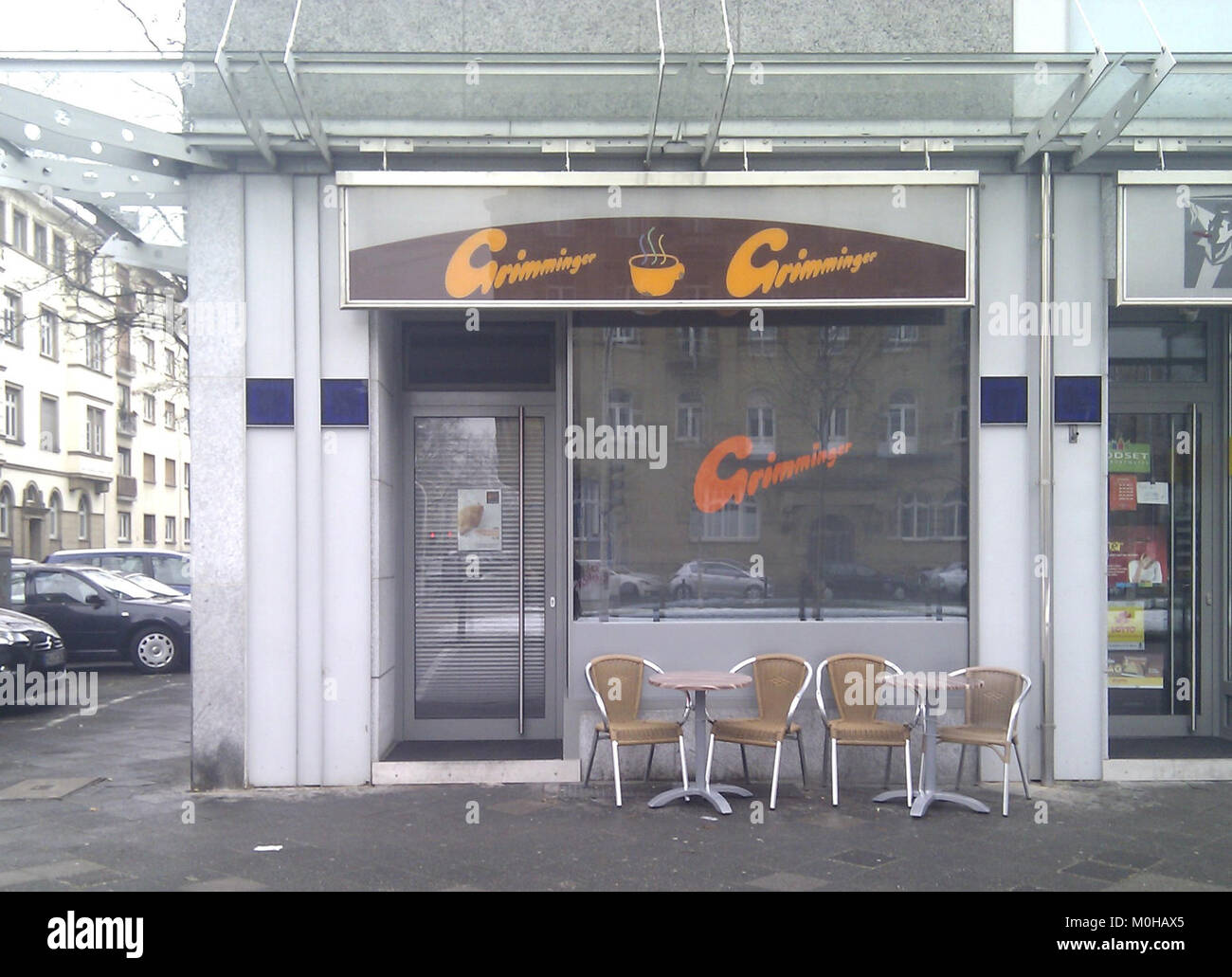 Bäckerei Grimminger Mannheim Augusta Anlage Stock Photo - Alamy