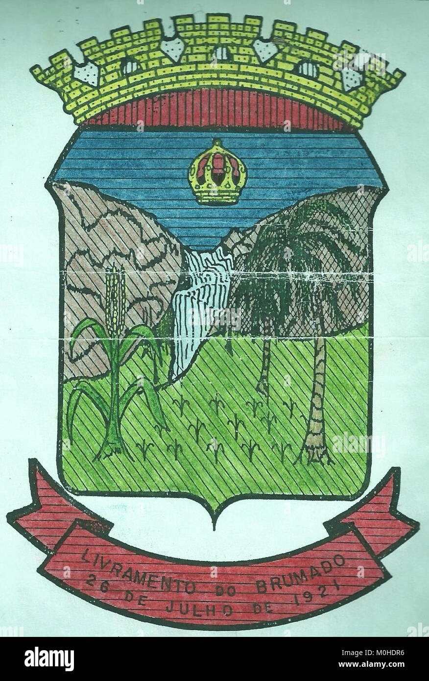 Brasão do município de Livramento de Nossa Senhora Stock Photo Alamy Brasão do município de Livramento de Nossa Senhora Stock Photo Alamy