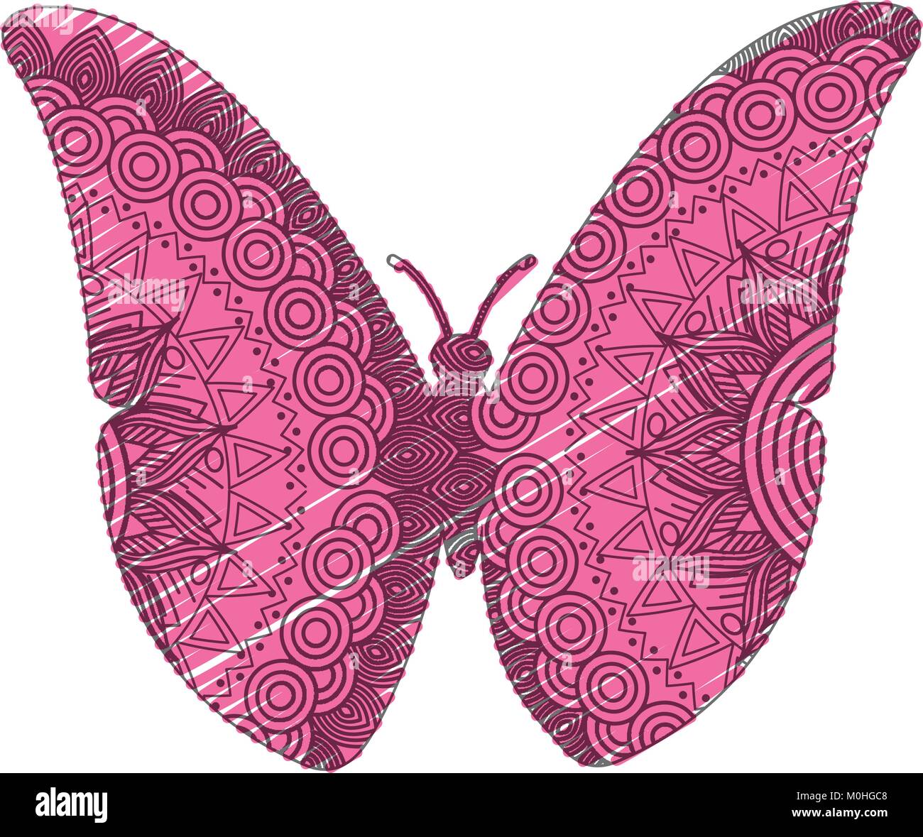 920 Zentangle Butterfly Coloring Pages , Free HD Download