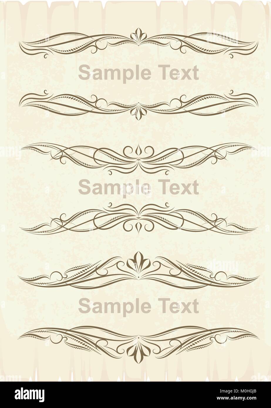 Elegant text frames Stock Vector Image & Art - Alamy