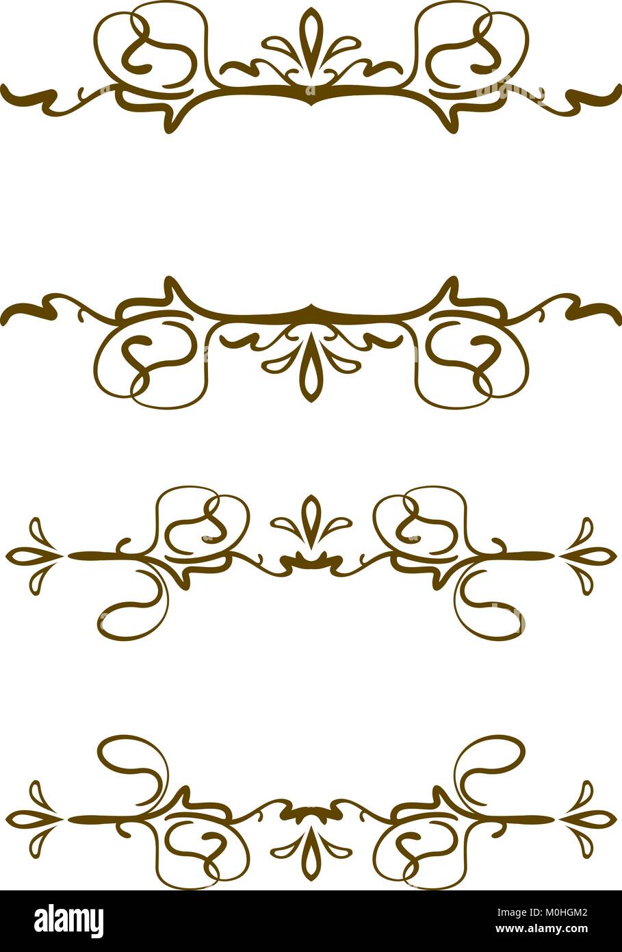 Elegant text frames. Vector Stock Vector Image & Art Alamy