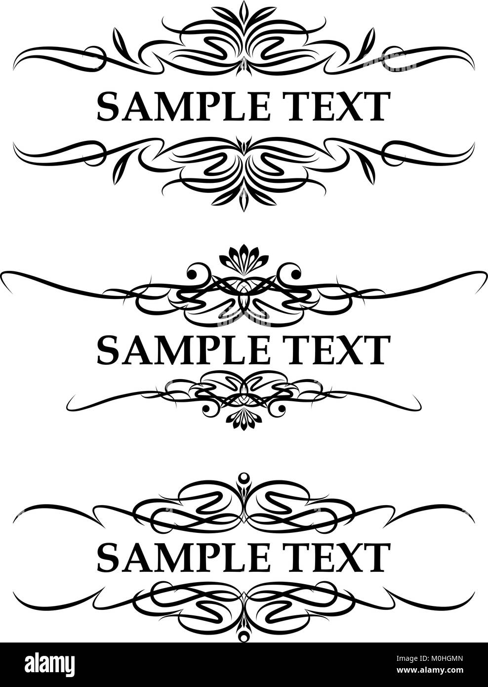 Elegant texts frames Stock Vector Image & Art - Alamy